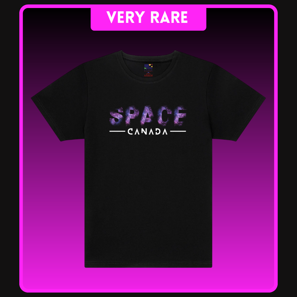 Purple Outer Space Canada T-Shirt (Black) S2