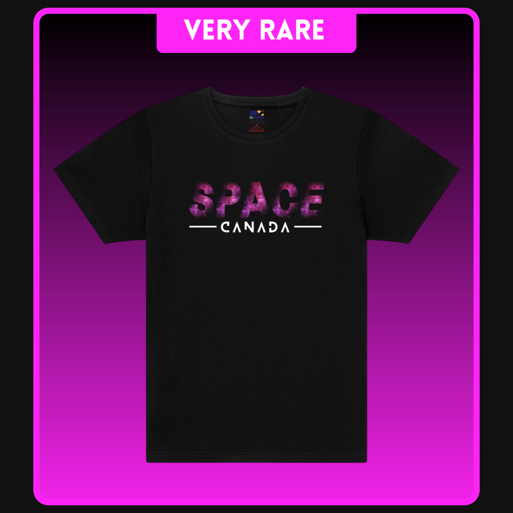 Pink Outer Space Canada T-Shirt (Black) S2