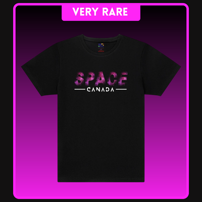 Pink Outer Space Canada T-Shirt (Black) S2