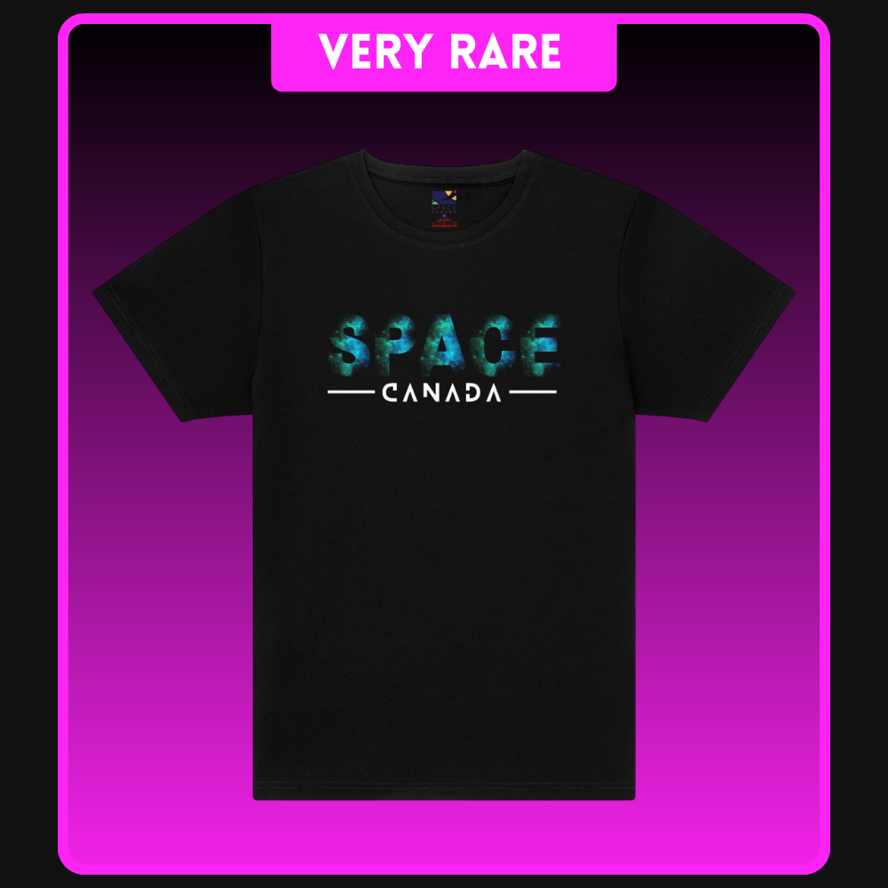 Blue Outer Space Canada T-Shirt (Black) S2