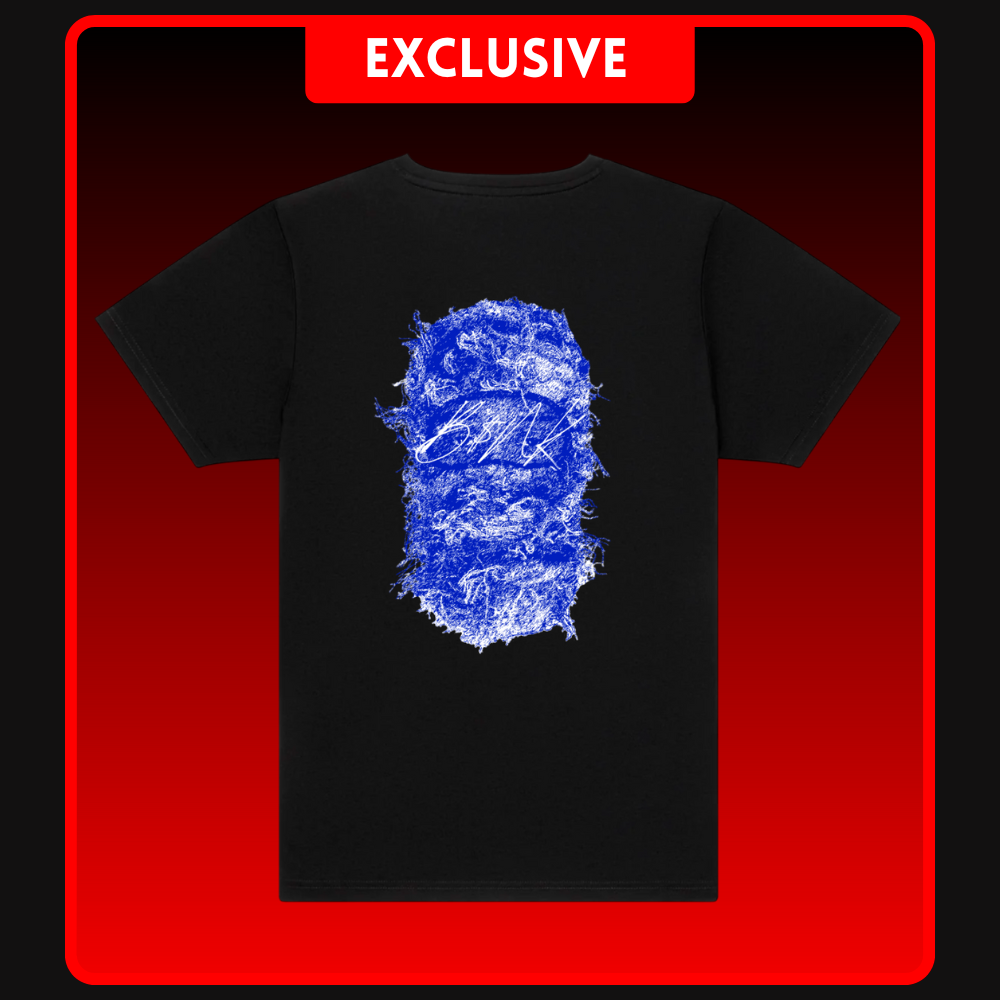 B$NK Blue Balaclava T-Shirt