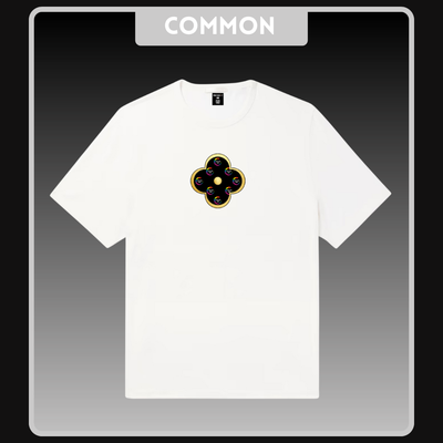 White Custom Clover T-Shirt