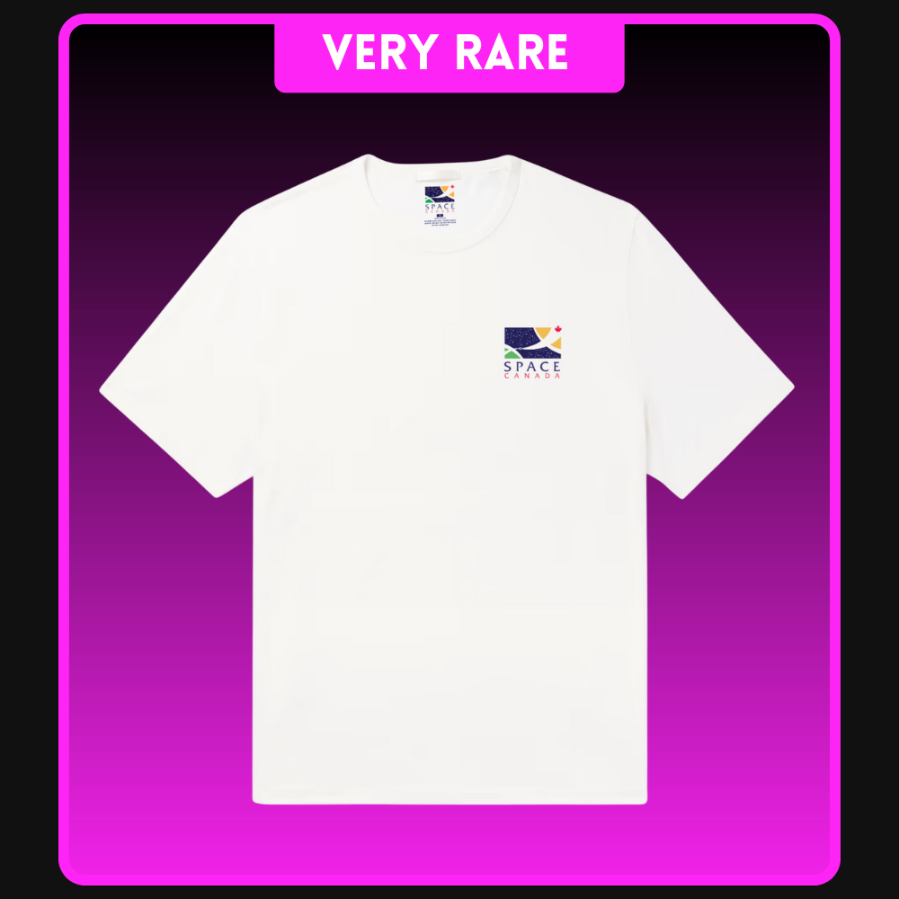 Space Canada Front And Back Logo T-Shirt (White) S1