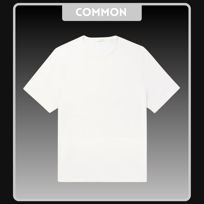 White Adult Heavy Cotton Blank T-Shirt