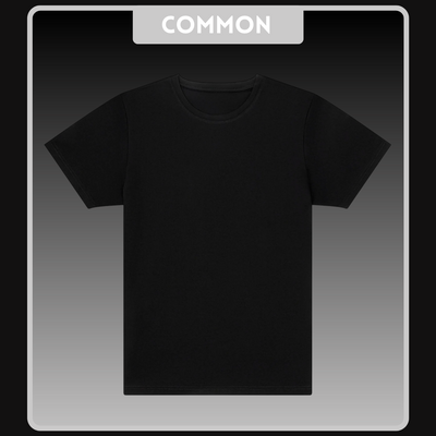 Black Heavy Cotton Blank T-Shirt
