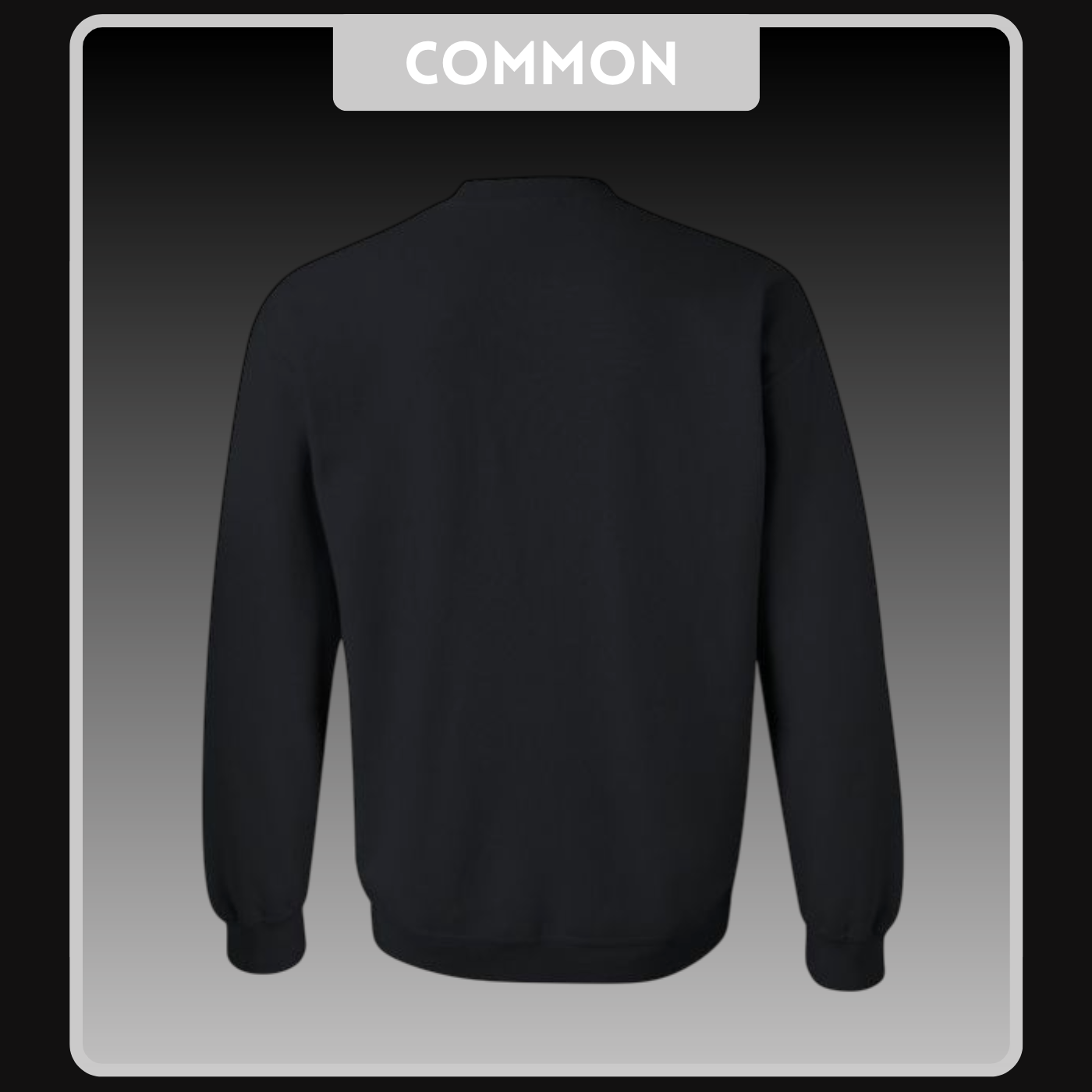 Black Heavy Fleece Crewneck Blank