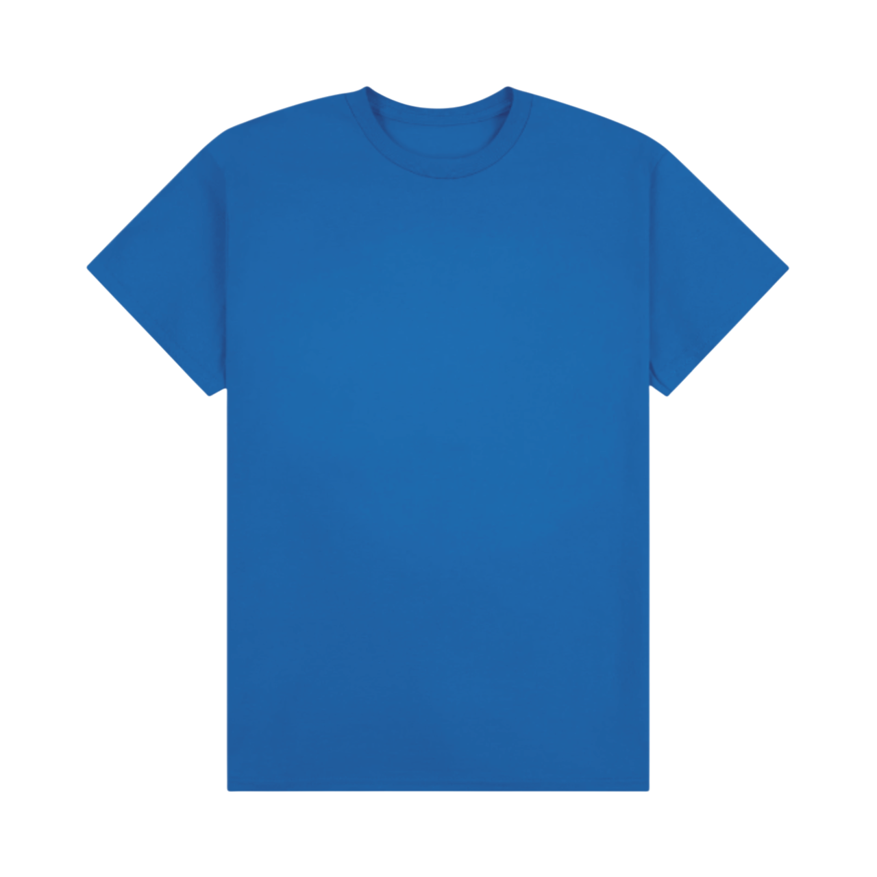 Blue Heavy Cotton Blank T-Shirt