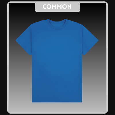 Blue Heavy Cotton Blank T-Shirt