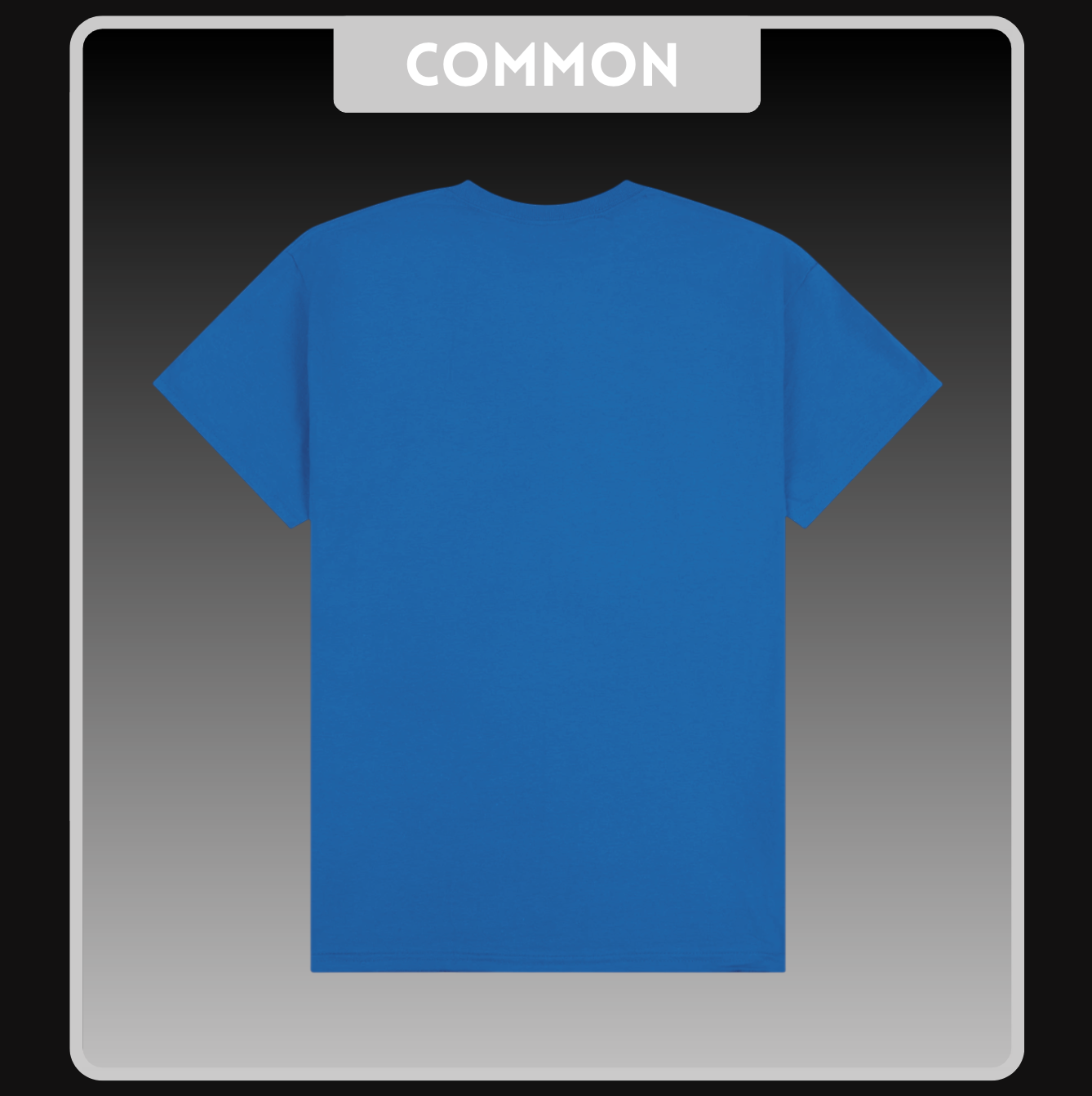 Blue Heavy Cotton Blank T-Shirt