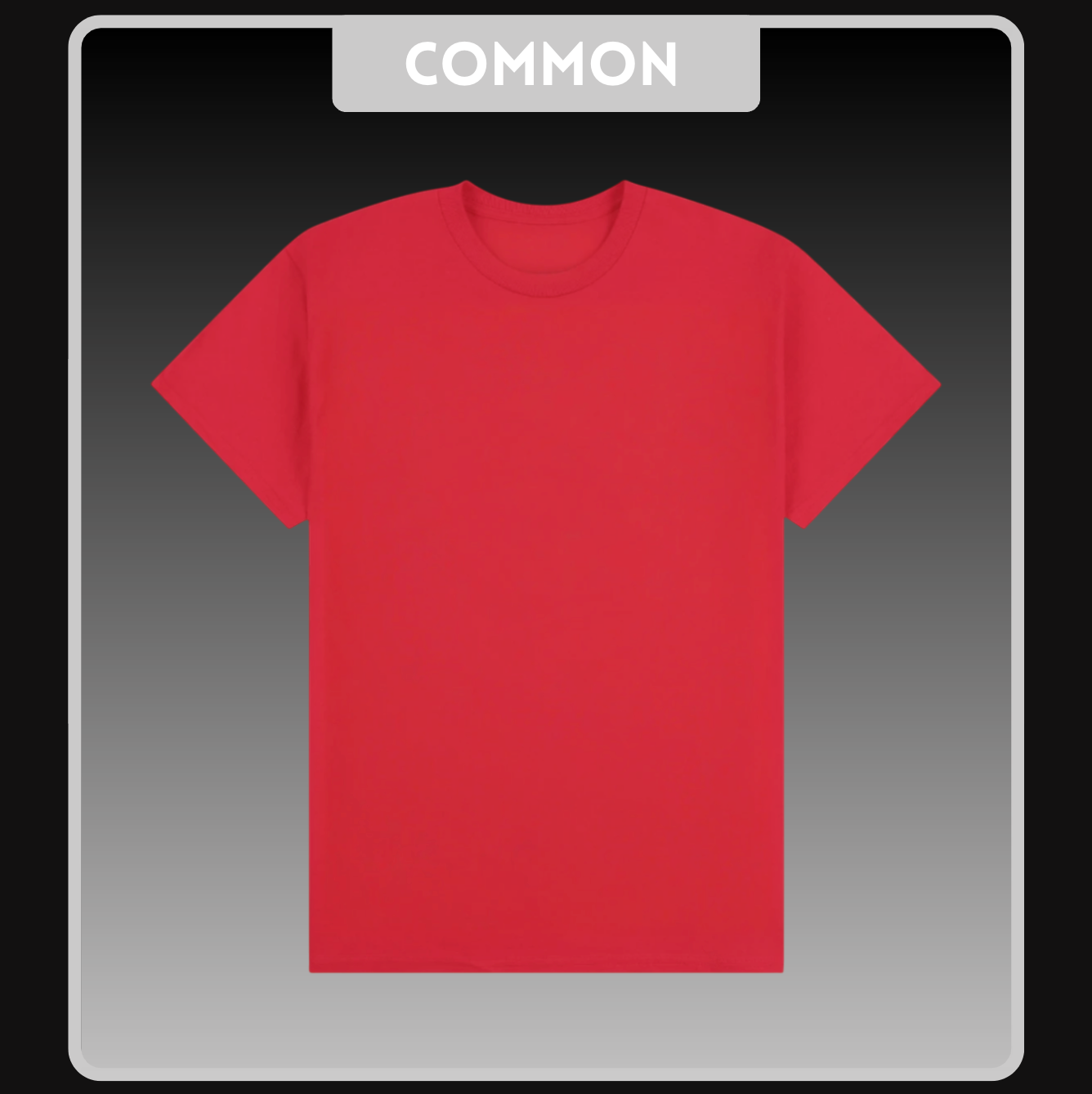 Red Heavy Cotton Blank T-Shirt