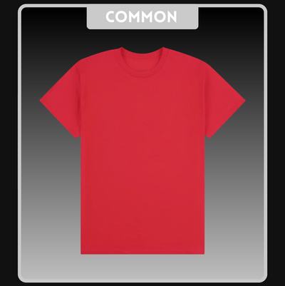 Red Heavy Cotton Blank T-Shirt