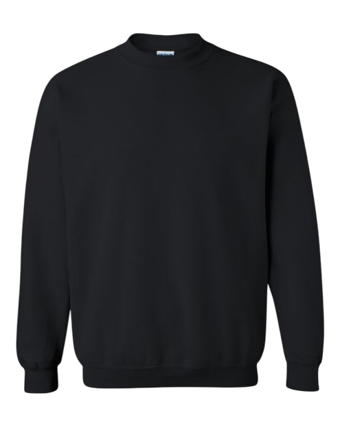 Black Heavy Fleece Crewneck Blank