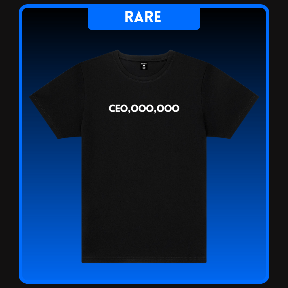 CEO Millionaire Black T-Shirt