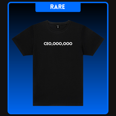 CEO Millionaire Black T-Shirt