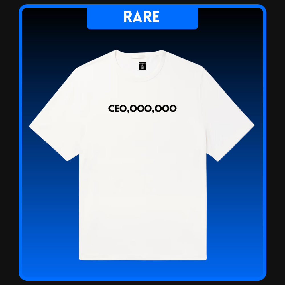 CEO Millionaire White T-Shirt
