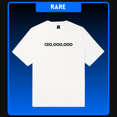 CEO Millionaire White T-Shirt