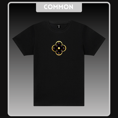 Black Custom Clover T-Shirt