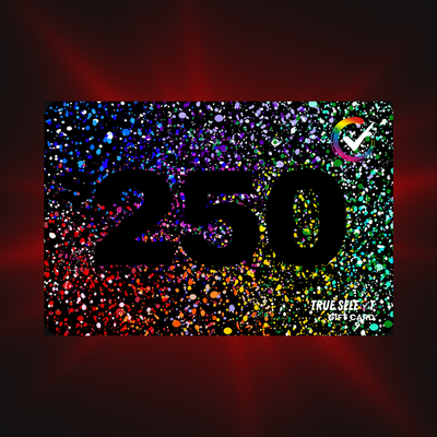 $250 Color Splatter Gift Card