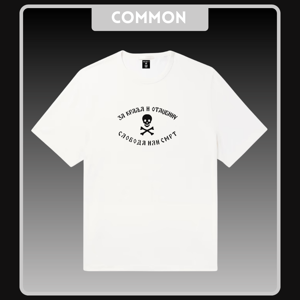 White Death the World Flag T-Shirt