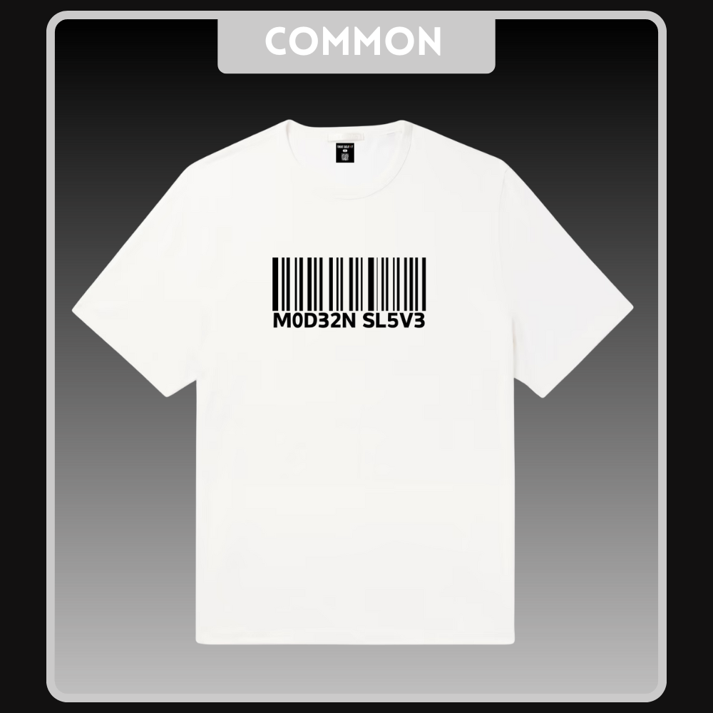 M0D32N SL5VE White T-Shirt