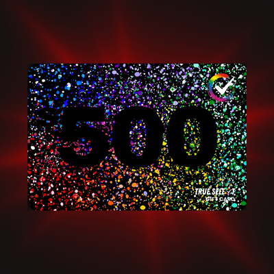 $500 Color Splatter Gift Card