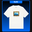 Ocean Waves Abstract Horizontal Painting T-Shirt