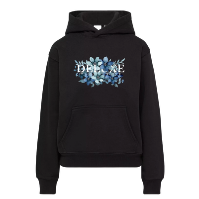 Deluxe Blue Floral Collection Hoodie