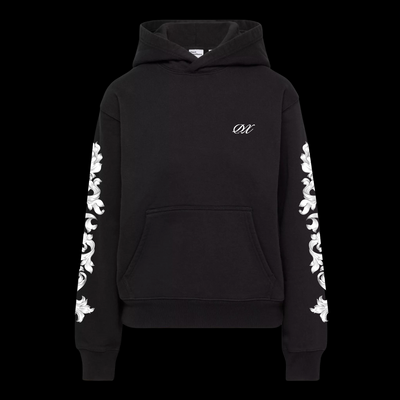 Deluxe Black Label White Hoodie