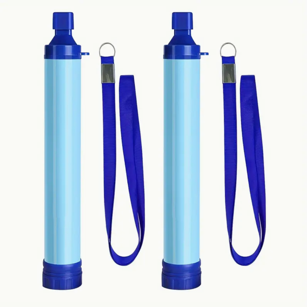 Outdoor Survival Filter Straw - Water Purification Tool, Suitable For Mountain Spring Water, Stream Water, Tap Water, Rainwater, Lakes And Other Water Sources