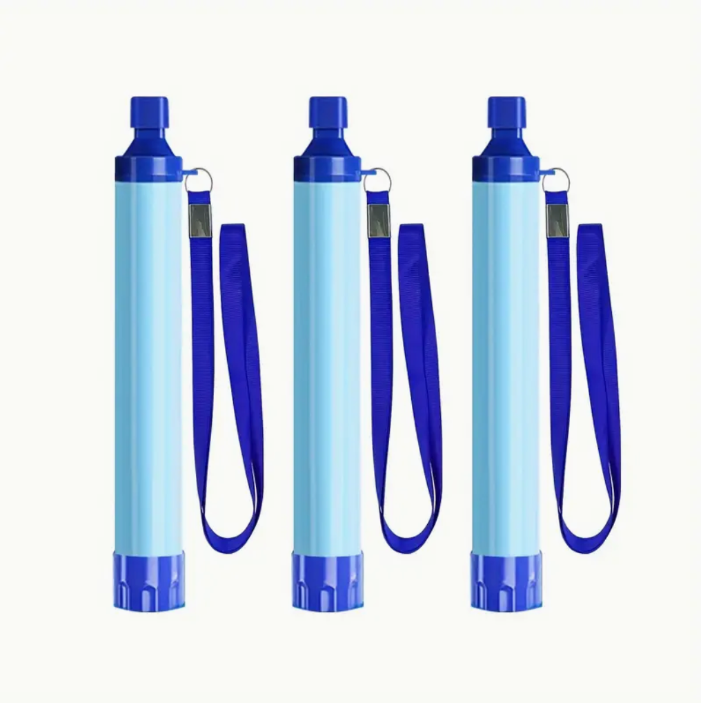 Outdoor Survival Filter Straw - Water Purification Tool, Suitable For Mountain Spring Water, Stream Water, Tap Water, Rainwater, Lakes And Other Water Sources