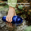 Survival Filter Bottle - Sports Water Purification Cup, Wild Survival Water Bottle With Filter, Portable For Outdoor Camping Travel