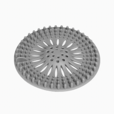 Shower Drain Hair Catcher - Silicone Drain Mat, Hair & Debris Strainer For Bathroom And Kitchen Sinks, Silicone Sink Filter, Easy Install & Clean, Shower And Bathtub Accessories