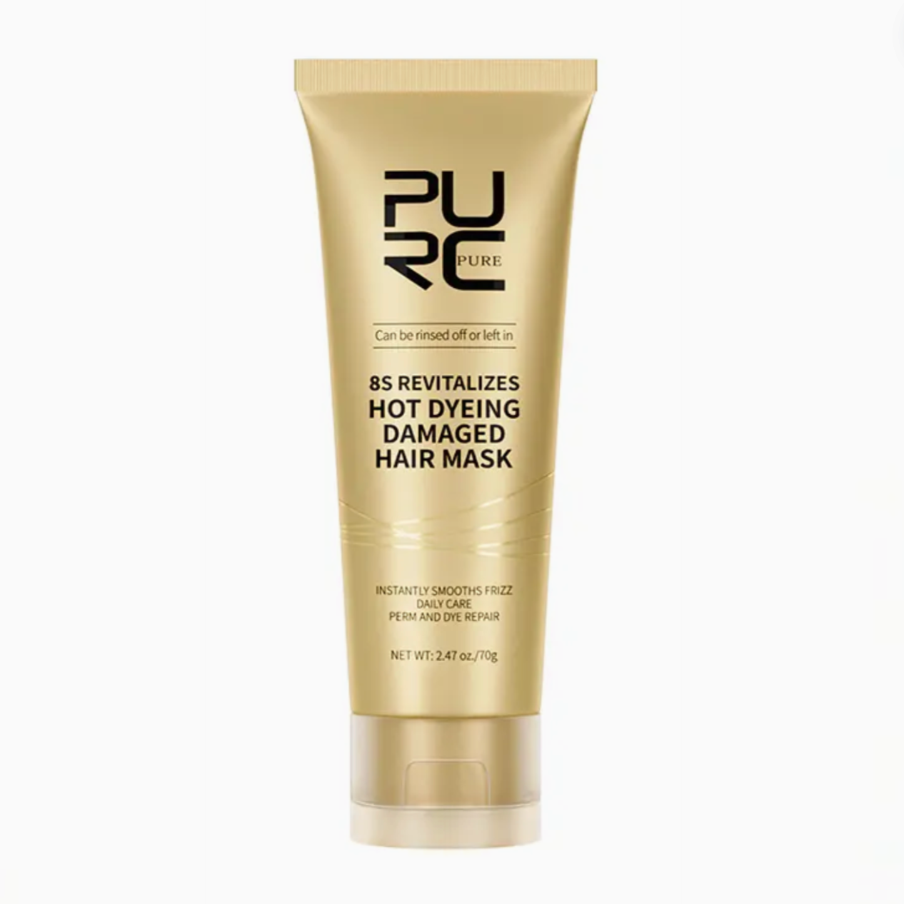 PURE Keratin Smoothing Hair Cream - 8 Second Hair Mask Professional Smoothing Straightening Hair, Hair Care Product