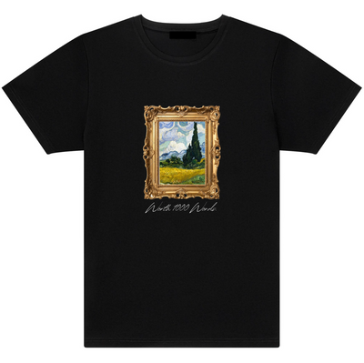 Worth 1000 Words Lonely Field Painting T-Shirt 2/2