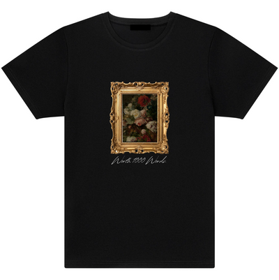 Worth 1000 Words Roses Painting T-Shirt