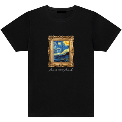 Worth 1000 Words Moonlight Painting T-Shirt 2/2