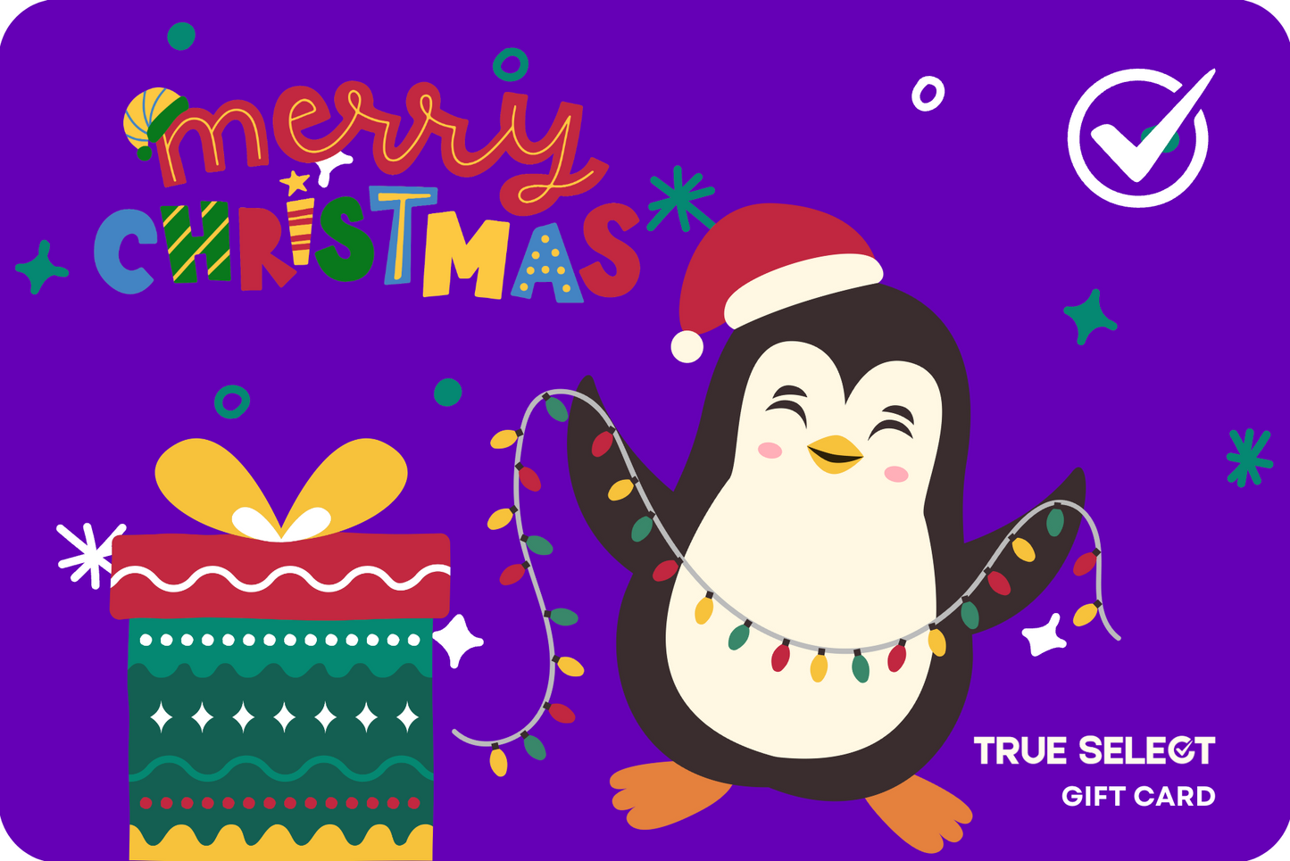 $50CAD Crazy Penguin Christmas Gift Card