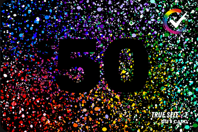 $50 Color Splatter Gift Card