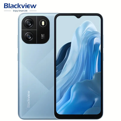 Blackview Wave 6C Smartphone - 4G Dual SIM Android 13 Cell Phone, 2GB+32GB/SD 1TB Expandable, 6.52'' HD+, Octa-Core/5100mAh/Type-C, Face Unlock ID