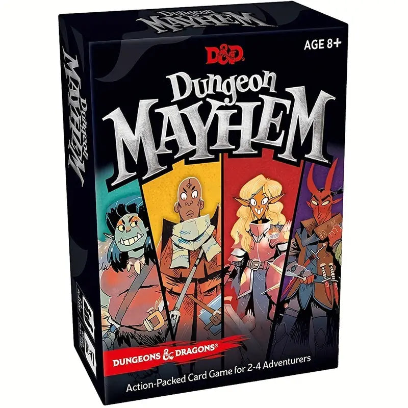 Dungeon Mayhem Card Game - Card Game For 2-4 Players, 120pcs Cards For Board Game, Party Game For Friend And Family