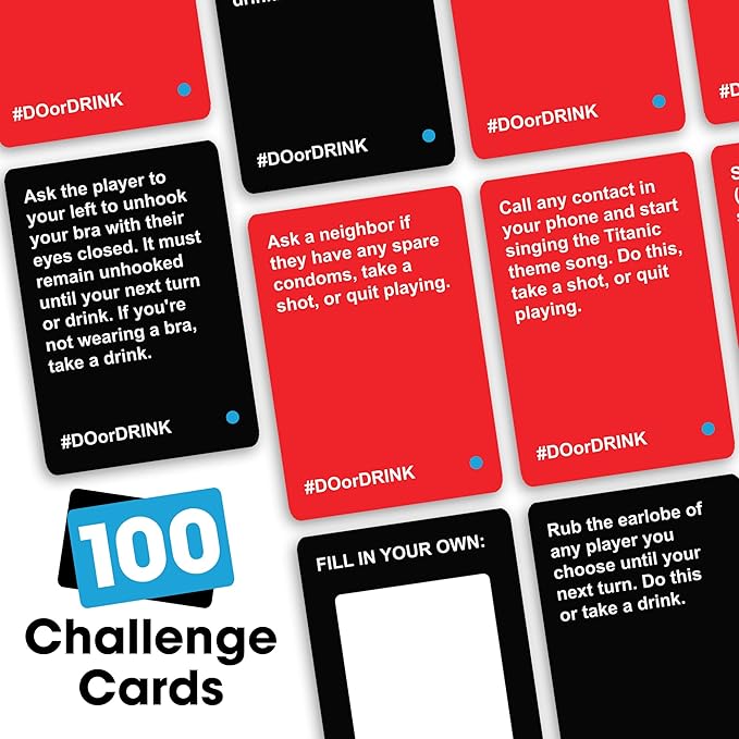 Do or Drink Expansion Pack #1 - Fun Card Game, Suitable For Adults, Perfect For Family Gatherings, Birthdays, Or Christmas Gift