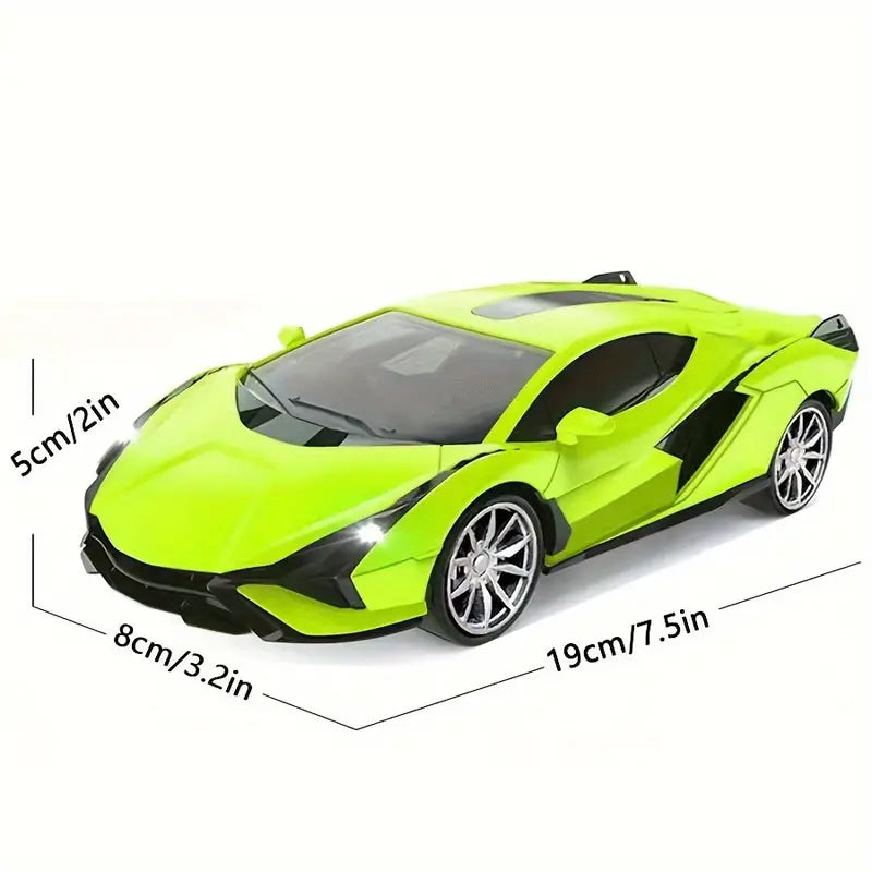 Four-Channel RC Drift Car - 1:24 Kids Toy Simulation Model With LED Car Lights, Extreme Speed, Birthday, Gift Christmas