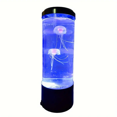 Jellyfish Lava Lamp - Electric Aquarium Ocean Night Lights, LED Jellyfish Mood Lights, 7-Color Changing Atmosphere Night Light, For Living Room Home Bedroom Desktop Decoration, Gift For Boys And Girls