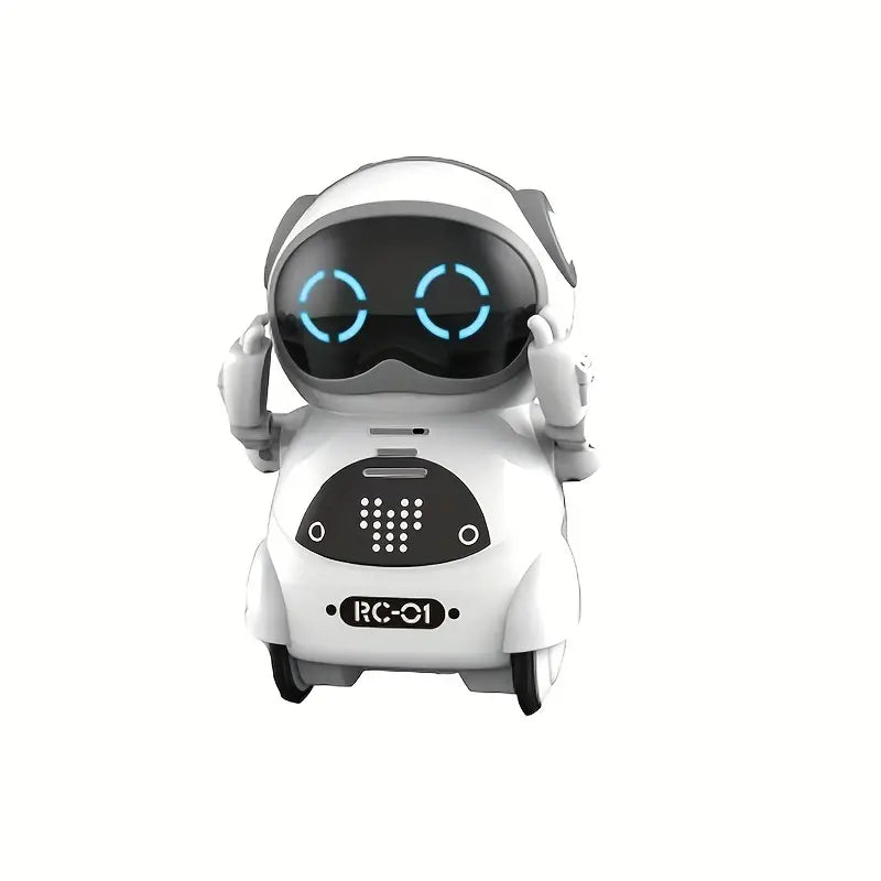 JIABAILE Interactive Mini RC Robot - Talking, Singing, Dancing & Storytelling, Perfect Gift For Kids, Christmas, Halloween, Thanksgiving Gifts