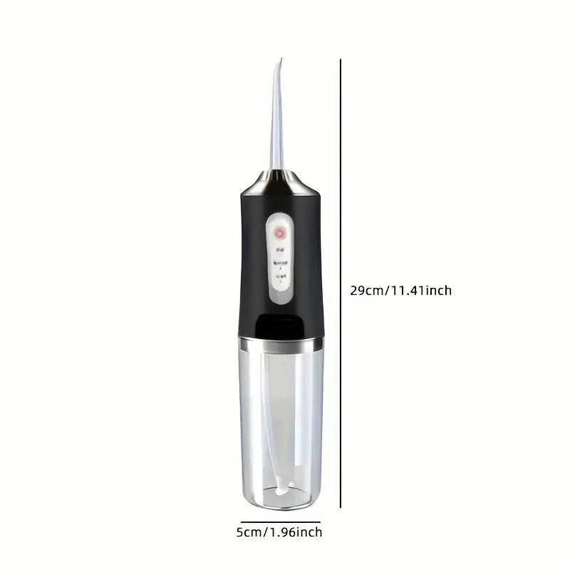 Portable USB Rechargeable Water Flosser - Deep Cleaning Teeth, Ergonomic Handle, Multiple Modes Selection For Home Use Perfect Gift