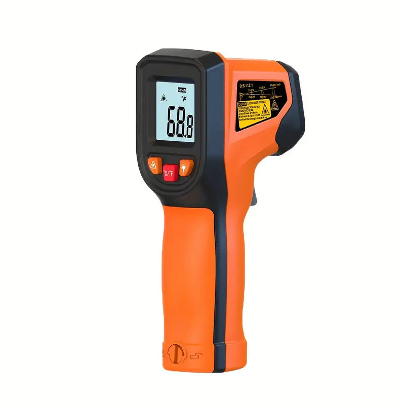 Infrared Thermometer Gun - Handheld Heat Temperature Gun For Cooking Tester, Pizza Oven, Grill & Engine, Laser Surface Temp Reader -58F To 1112F - NOT For Humans