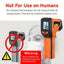 Infrared Thermometer Gun - Handheld Heat Temperature Gun For Cooking Tester, Pizza Oven, Grill & Engine, Laser Surface Temp Reader -58F To 1112F - NOT For Humans