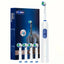 P1-One Electric Roundhead Toothbrush Set - Toothbrush With 4 Soft Bristles Brush Heads, Oral Care Toothbrush, Suitable For Male And Female At Home Travel Father's Day Gift