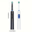 P1-One Electric Roundhead Toothbrush Set - Toothbrush With 4 Soft Bristles Brush Heads, Oral Care Toothbrush, Suitable For Male And Female At Home Travel Father's Day Gift